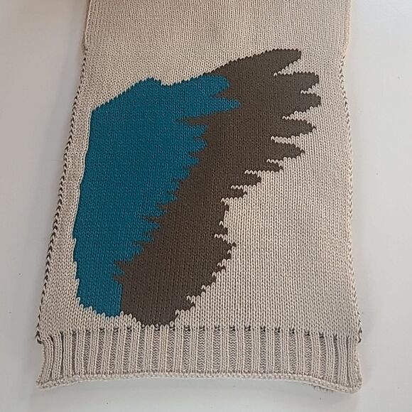 Bay Sky OWL SCARF one size  Warm 100% acyrlic - Picture 4 of 7